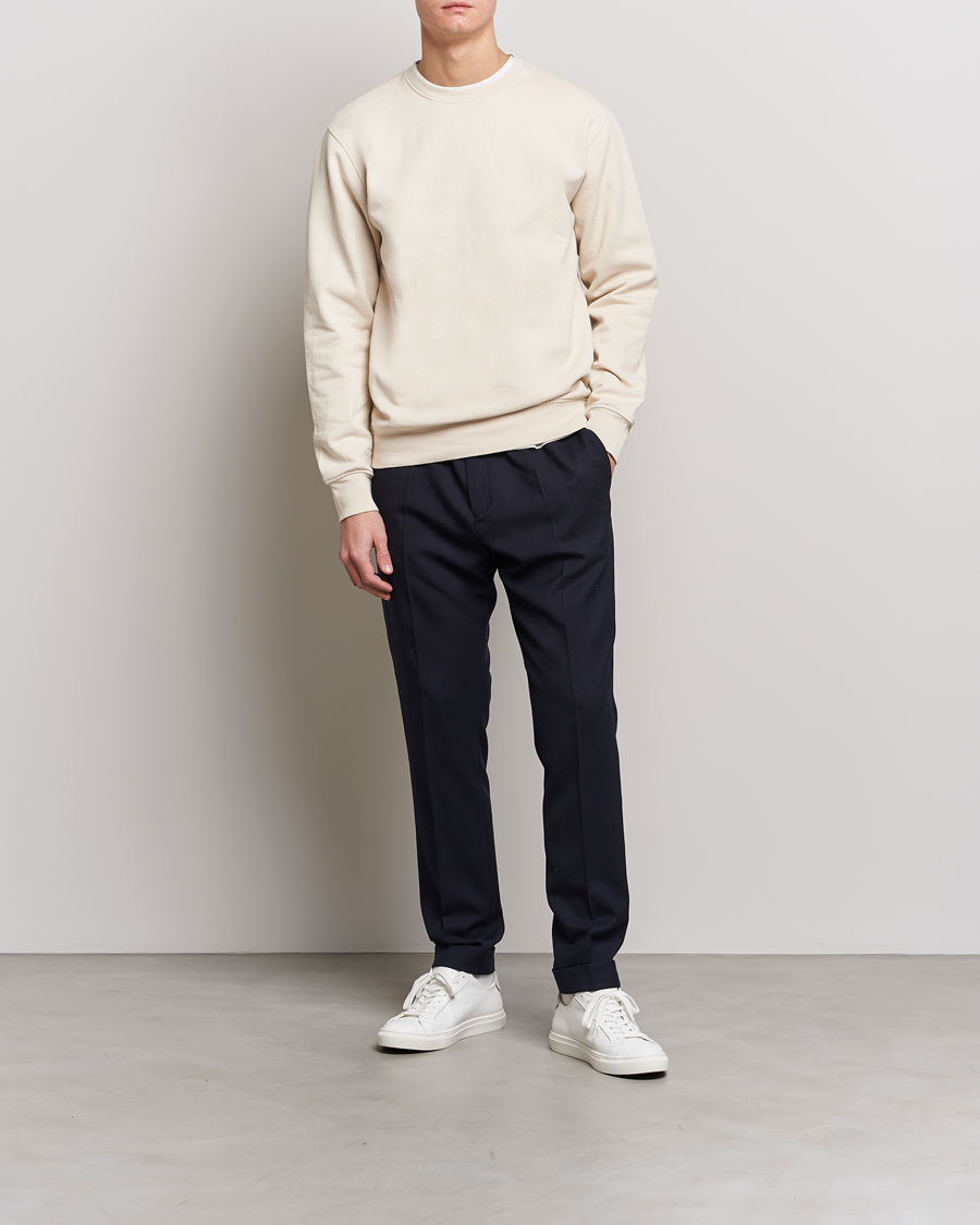 Herre | Trøjer | Colorful Standard | Classic Organic Crew Neck Sweat Ivory White