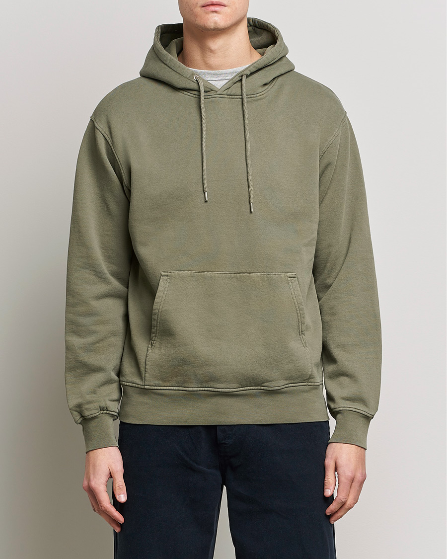 Herre | Basics | Colorful Standard | Classic Organic Hood Dusty Olive