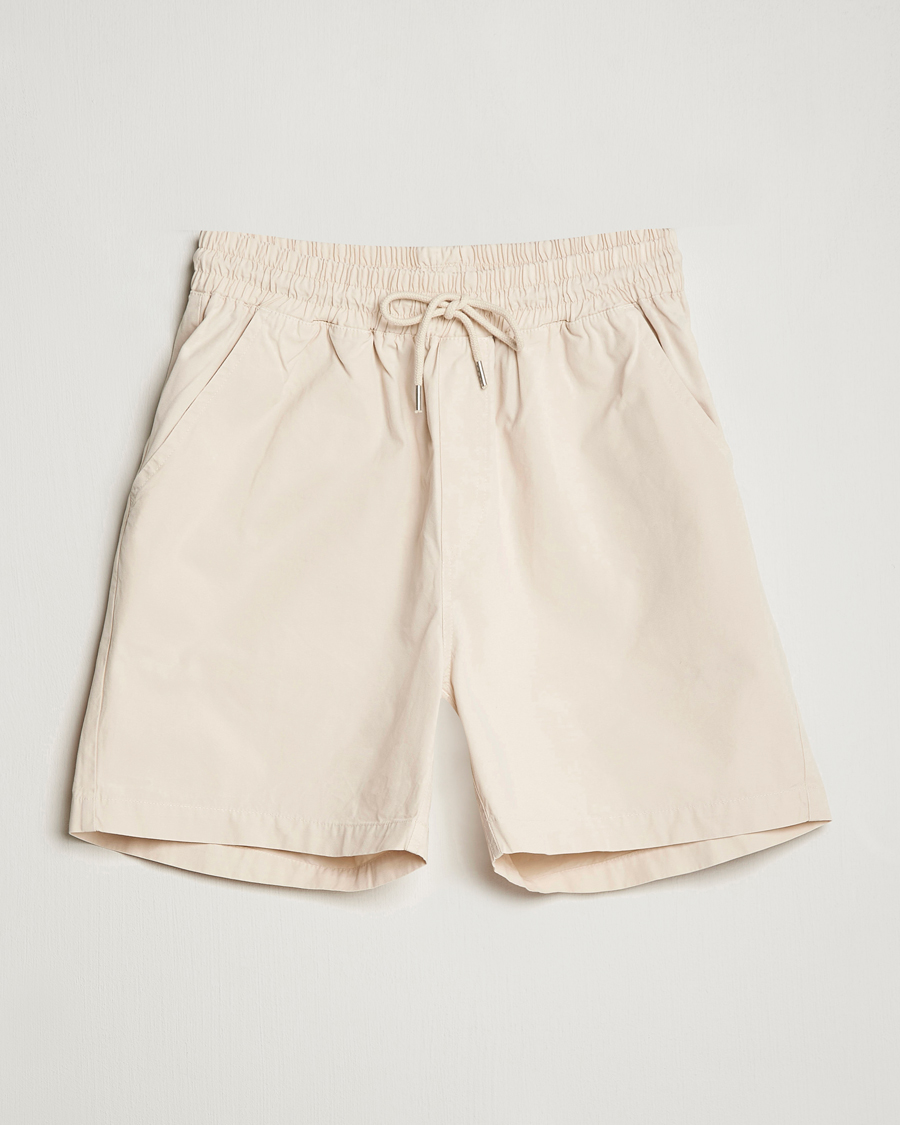 Herr |  | Colorful Standard | Classic Organic Twill Drawstring Shorts Ivory White