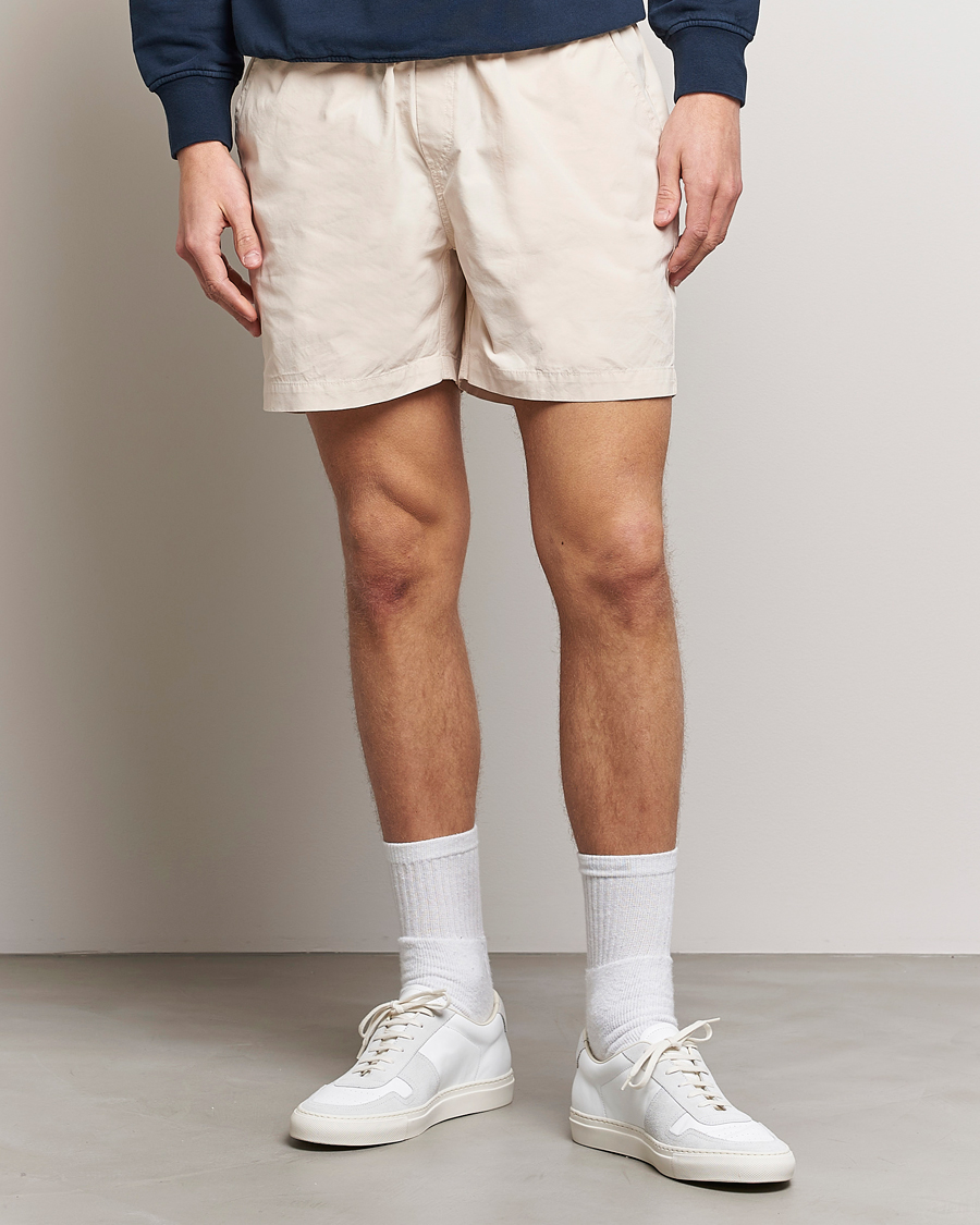 Herre | Tøj | Colorful Standard | Classic Organic Twill Drawstring Shorts Ivory White