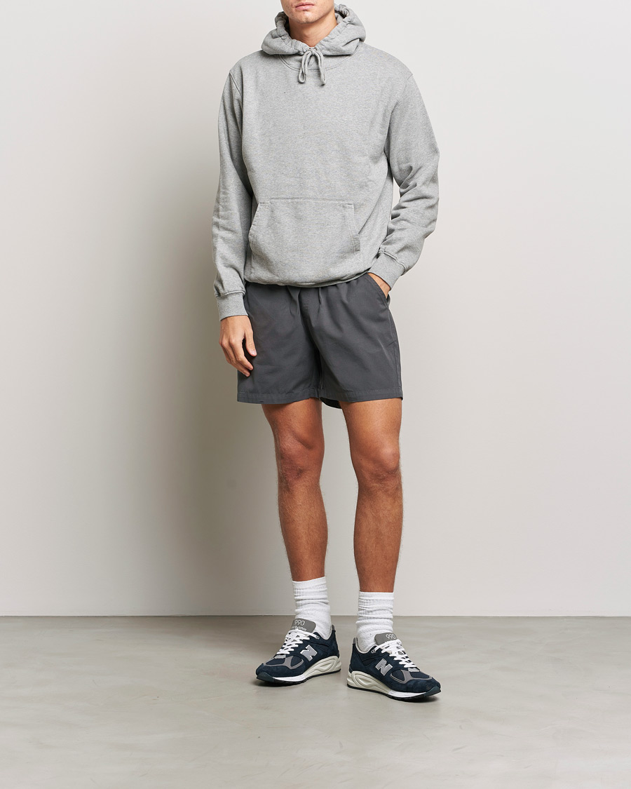 Herre | Shorts | Colorful Standard | Classic Organic Twill Drawstring Shorts Lava Grey