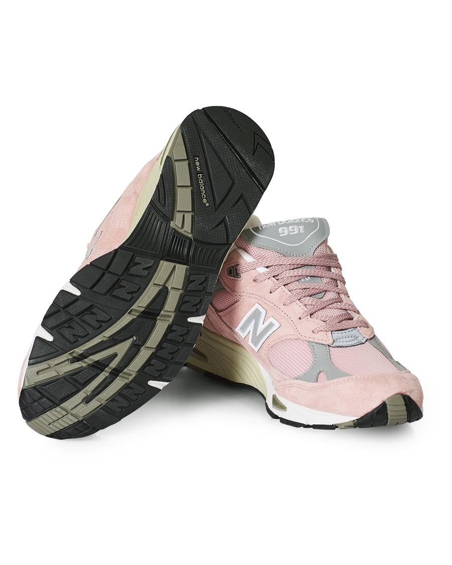 Herre | New Balance Made In England 991 Sneaker Pink/Grey | New Balance | Made In England 991 Sneaker Pink/Grey