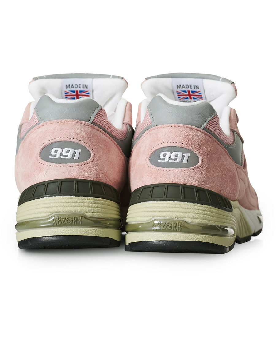 Herre | New Balance Made In England 991 Sneaker Pink/Grey | New Balance | Made In England 991 Sneaker Pink/Grey