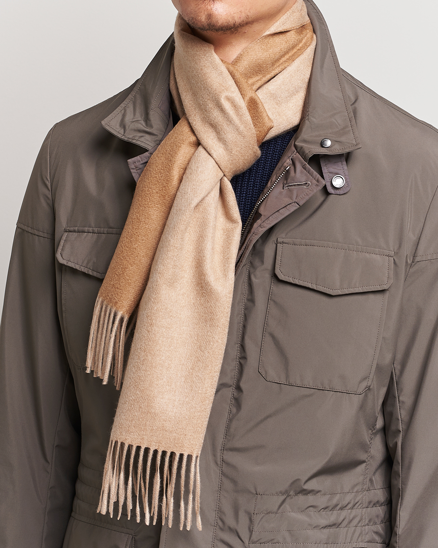 Herre | Afdelinger | Piacenza Cashmere | Vicuna/Baby Cashmere Scarf Camel