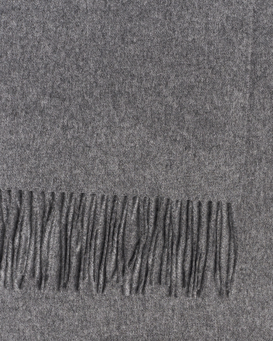 Herre | Halstørklæder | Piacenza Cashmere | Cashmere Scarf Grey Melange