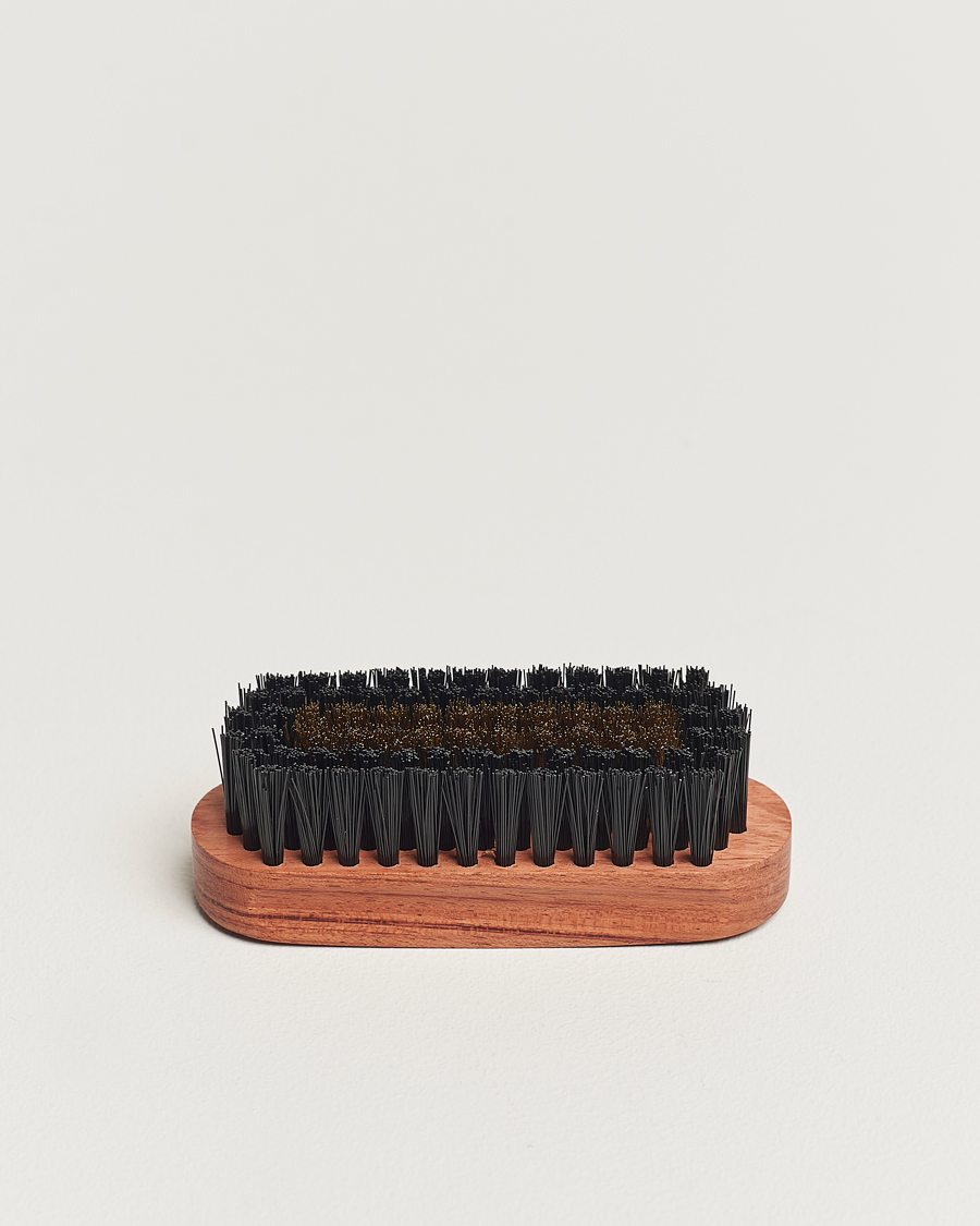 Herre | Sko | Saphir Medaille d'Or | Suede Brush Brass Black