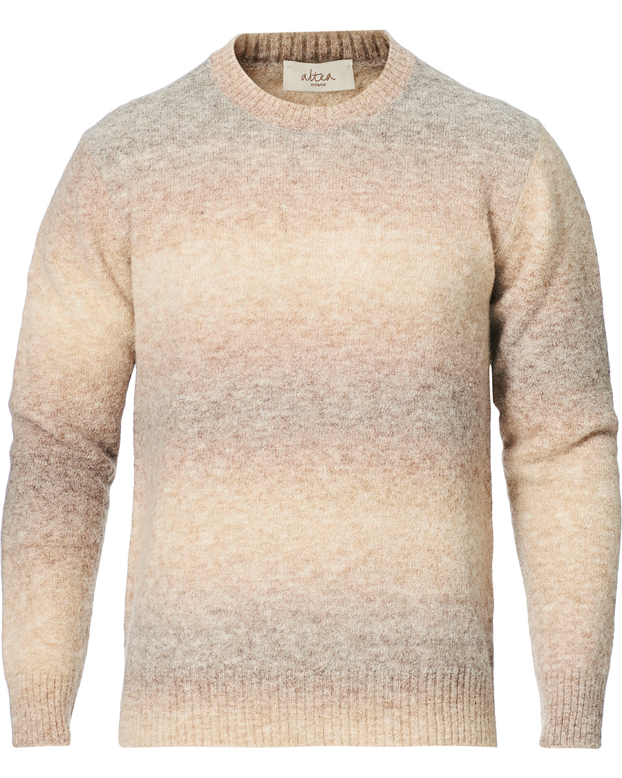 Herre | Trøjer | Altea | Brushed Degradé Sweater Beige