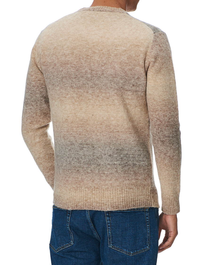 Herre | Trøjer | Altea | Brushed Degradé Sweater Beige