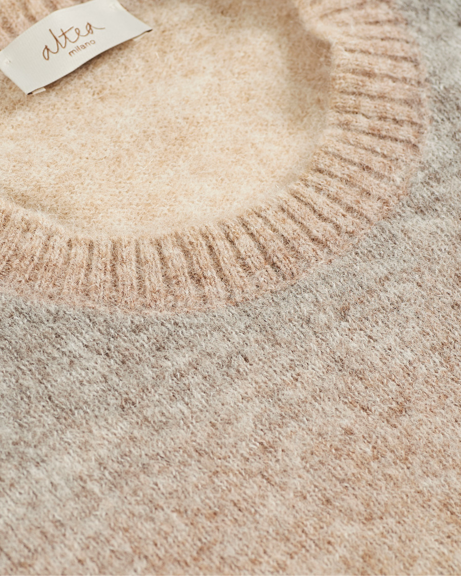 Herre | Trøjer | Altea | Brushed Degradé Sweater Beige