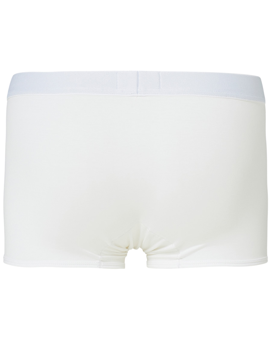 Zegna Cotton Stretch Trunk Boxers White CareOfCarl.dk