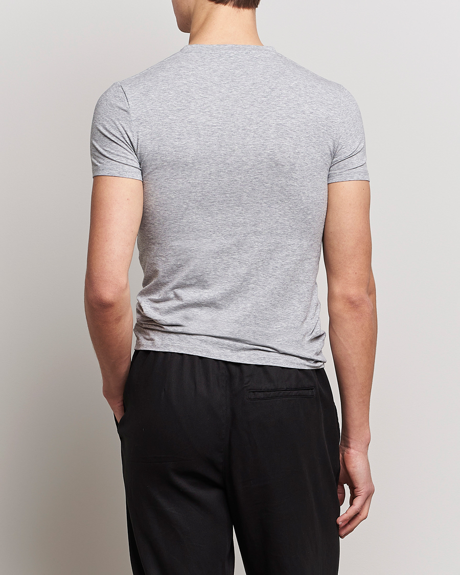 Herre | Zegna | Zegna | Cotton Stretch Crew Neck T-Shirt Grey Heather