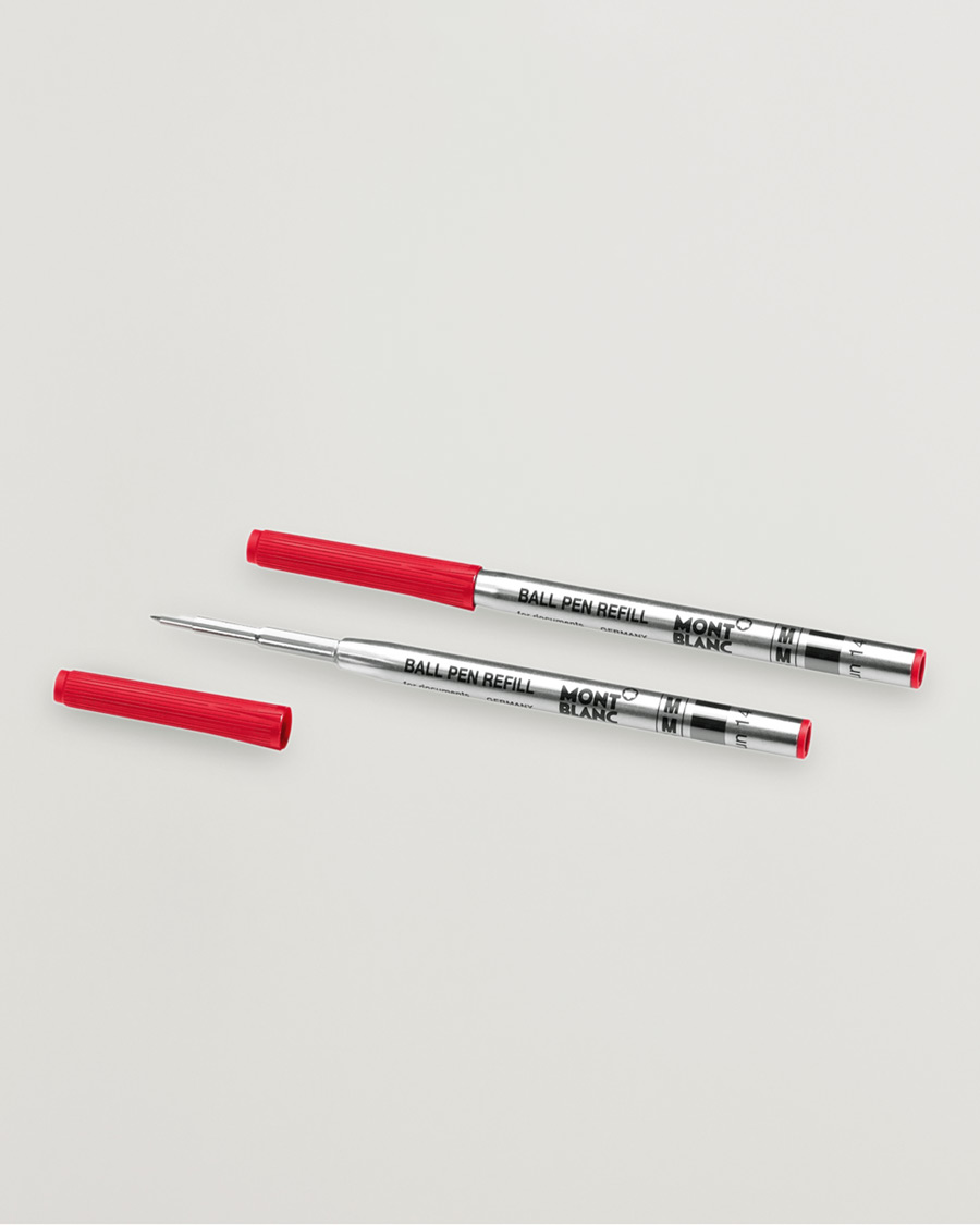 Herr |  |  | Montblanc 2 Ballpoint Pen Refills Modena Red