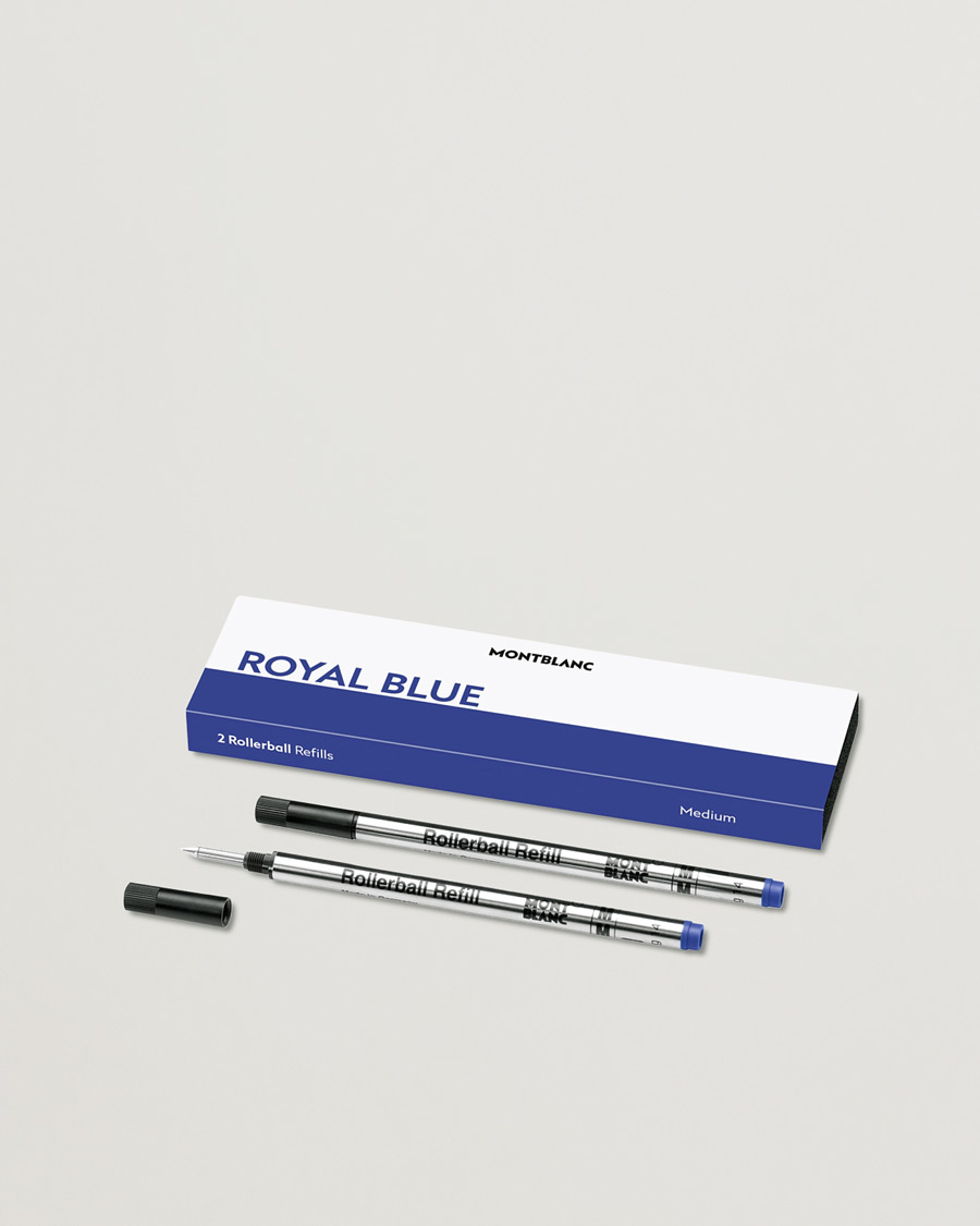 Herre | Penne | Montblanc | 2 Rollerball Refills Royal Blue