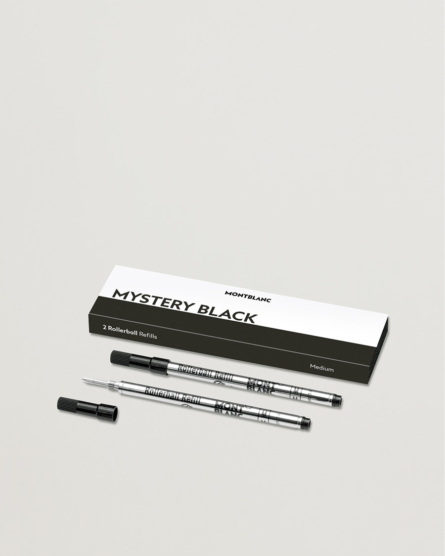 Herre | Penne | Montblanc | 2 Rollerball Refills Mystery Black