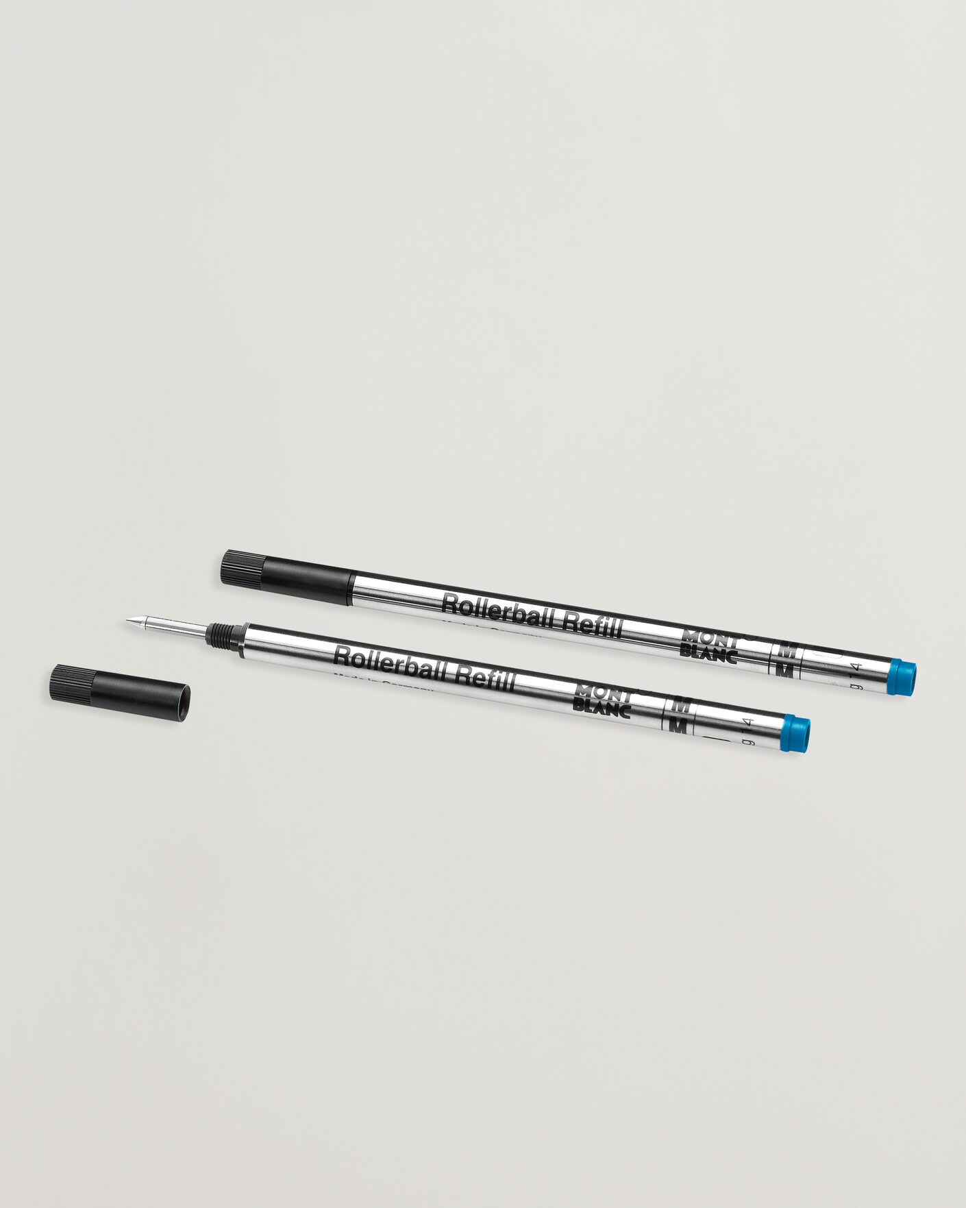 Herre | Penne | Montblanc | 2 Rollerball Refills Barbados Blue