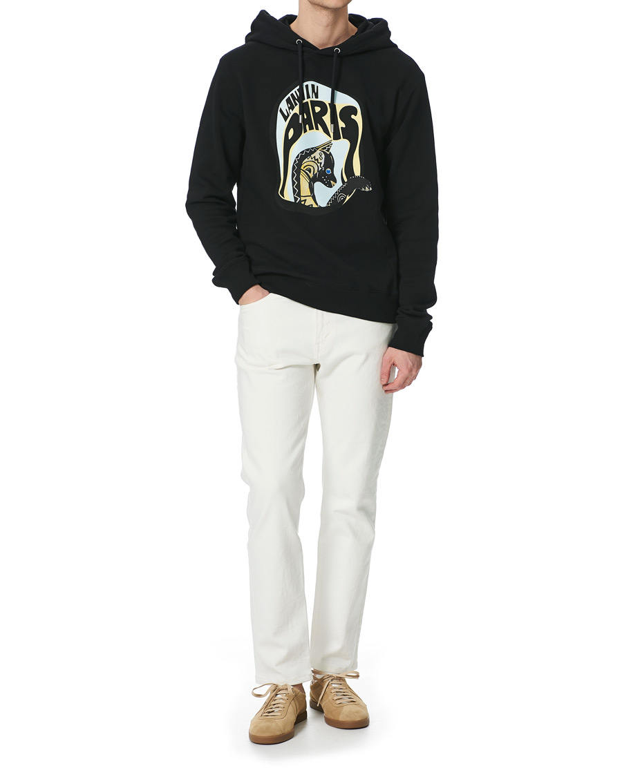 Herre | Trøjer | Lanvin | Cat Print Hoodie Black