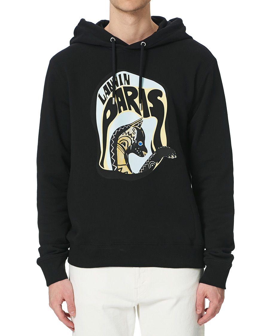 Herre | Trøjer | Lanvin | Cat Print Hoodie Black