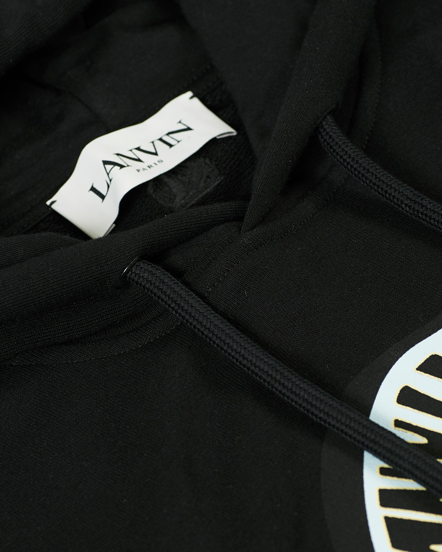 Herre | Trøjer | Lanvin | Cat Print Hoodie Black