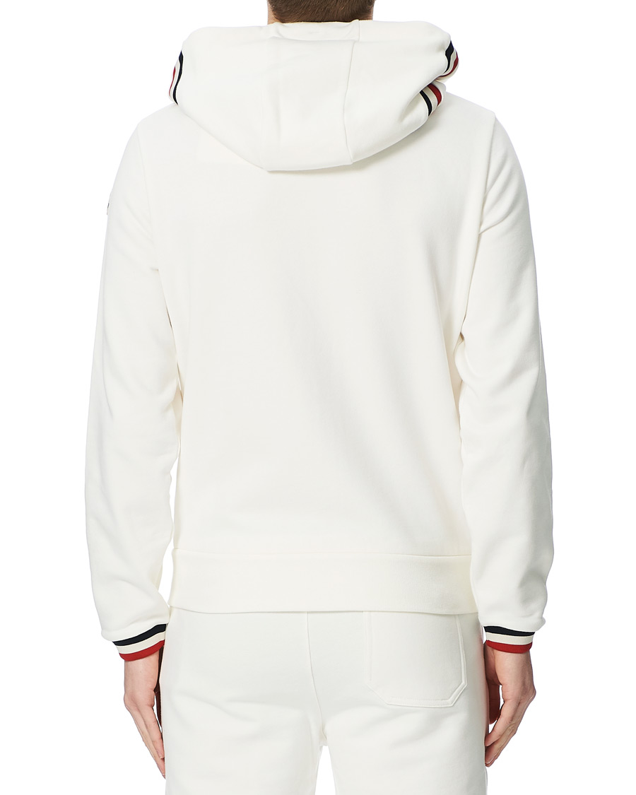 Herre | Trøjer | Moncler | Maglia Full Zip Hoodie Off White