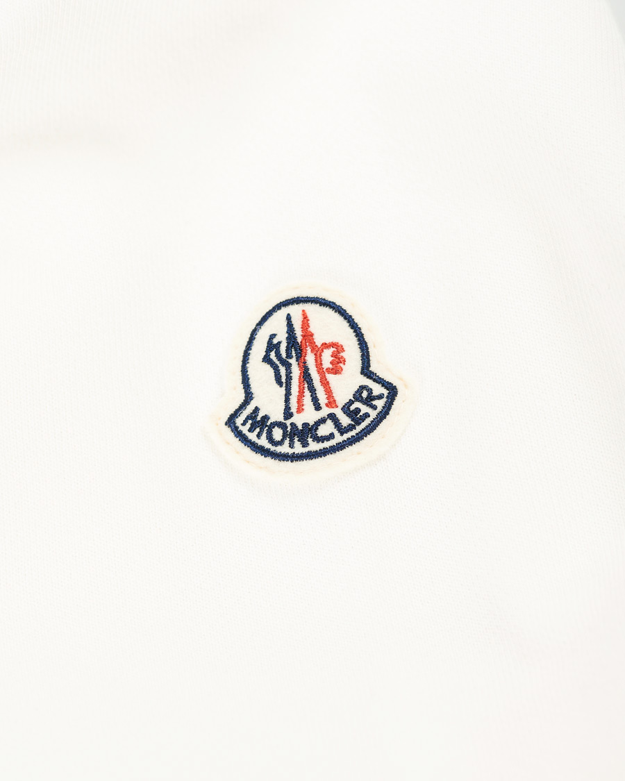 Herre | Trøjer | Moncler | Maglia Full Zip Hoodie Off White