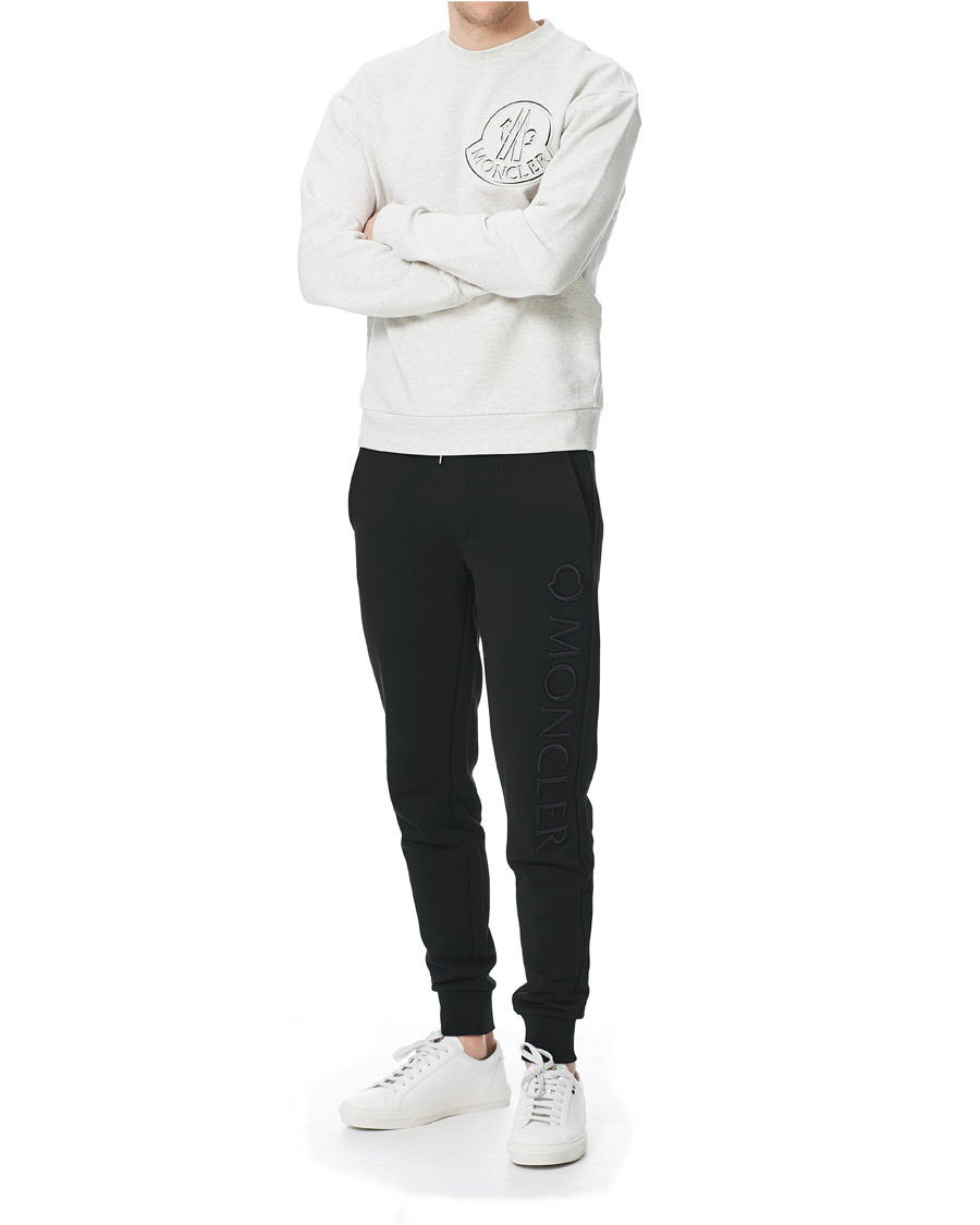Herre | Trøjer | Moncler | Maglia Crew Neck Sweatshirt Grey