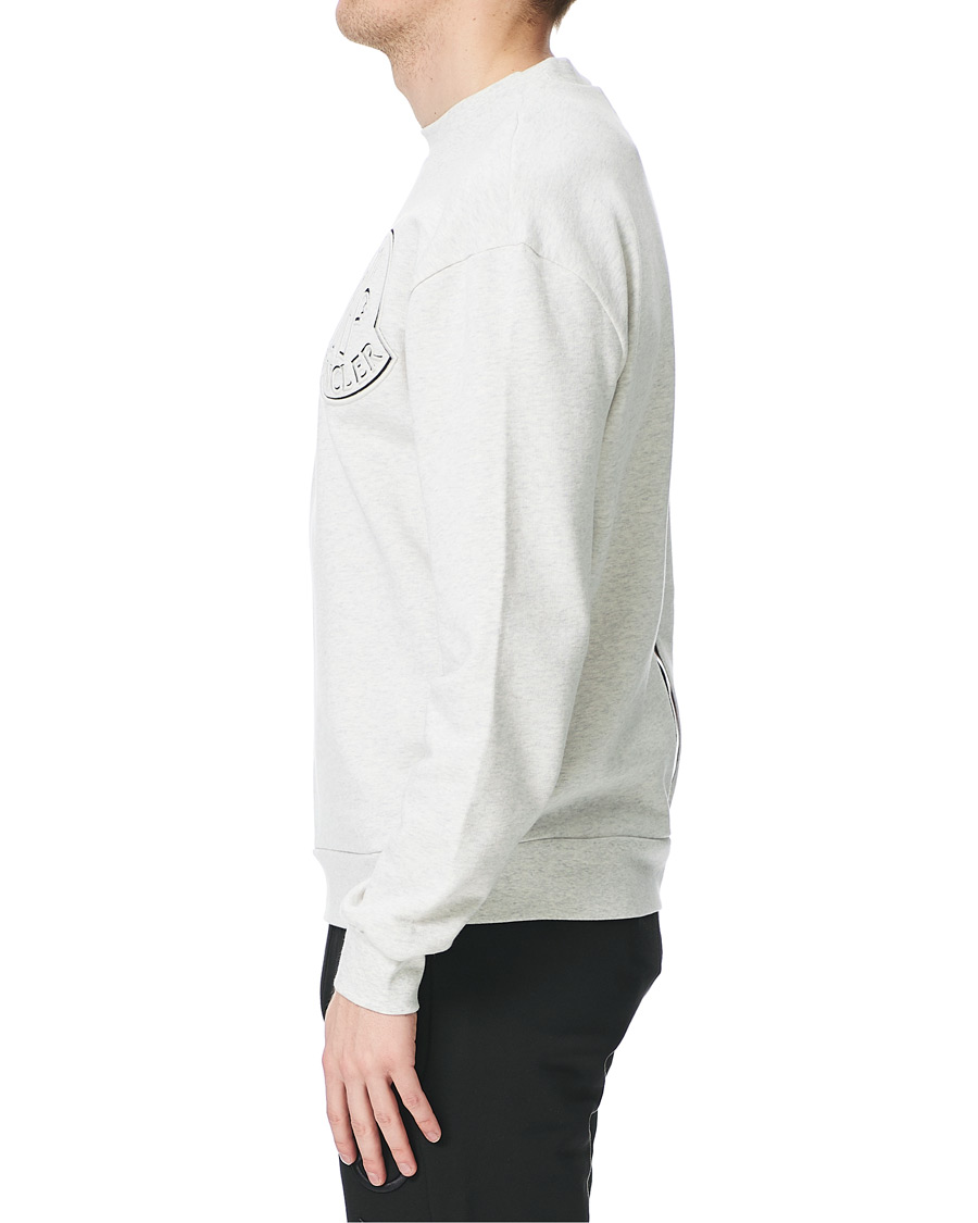 Herre | Trøjer | Moncler | Maglia Crew Neck Sweatshirt Grey