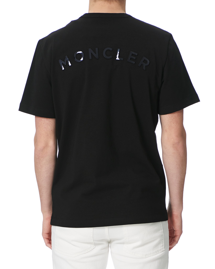 Herre | T-Shirts | Moncler | Maglia Backprint Crew Neck Tee Black