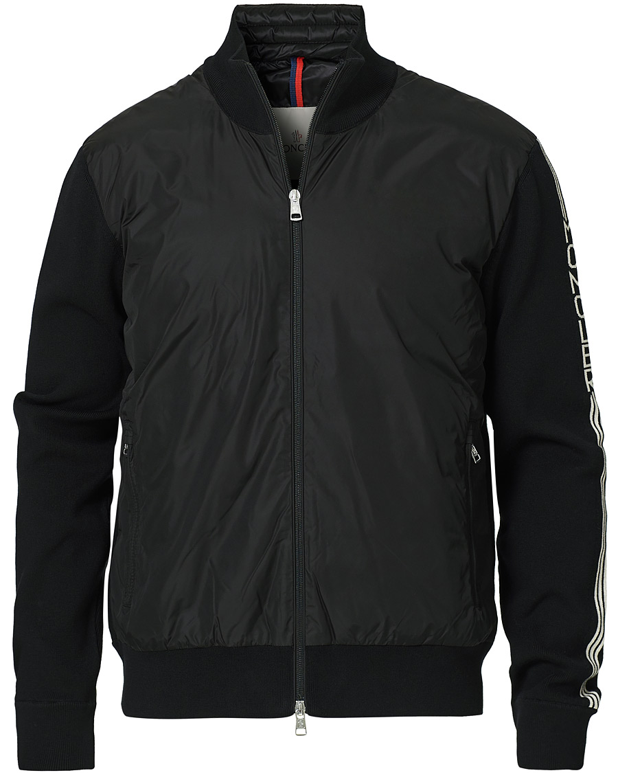 Herre | Trøjer | Moncler | Cardigan Padded Hybrid Black