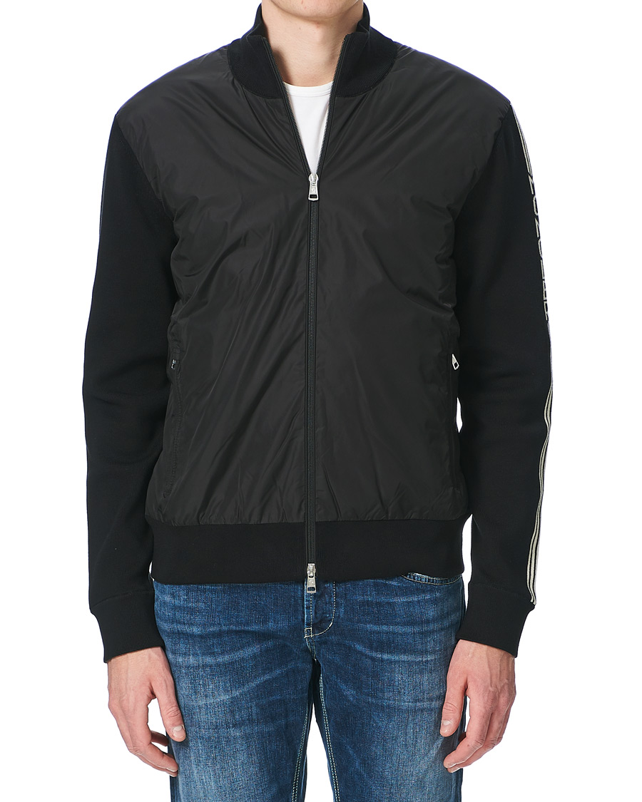 Herre | Trøjer | Moncler | Cardigan Padded Hybrid Black