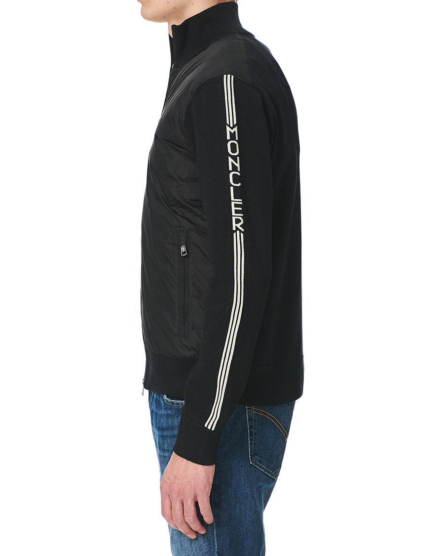 Herre | Trøjer | Moncler | Cardigan Padded Hybrid Black