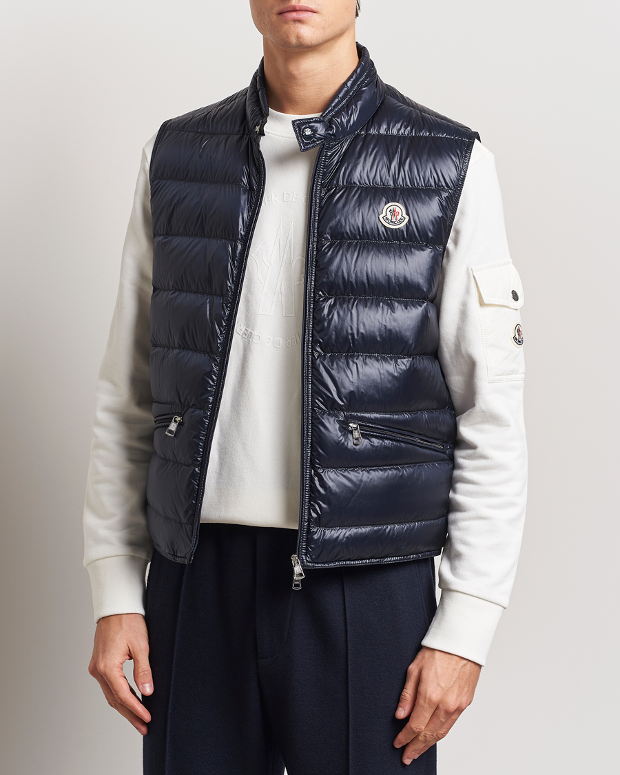 Herre | Veste | Moncler | Gui Vest Navy