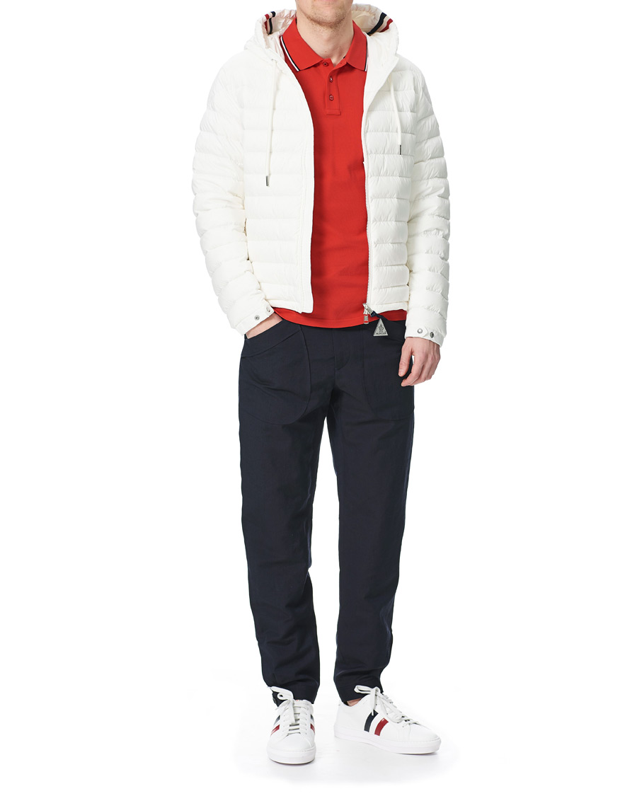 Herre | Jakker | Moncler | Eus Down Hooded Jacket White