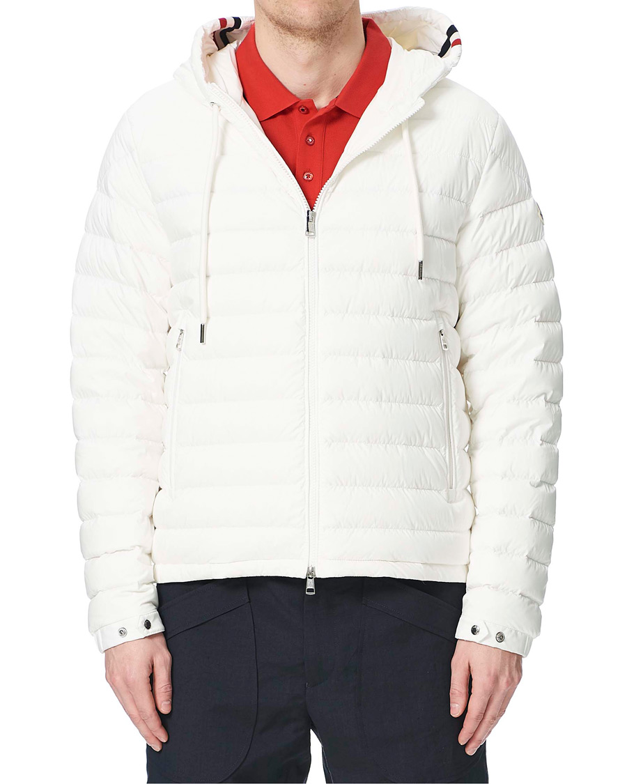 Herre | Jakker | Moncler | Eus Down Hooded Jacket White