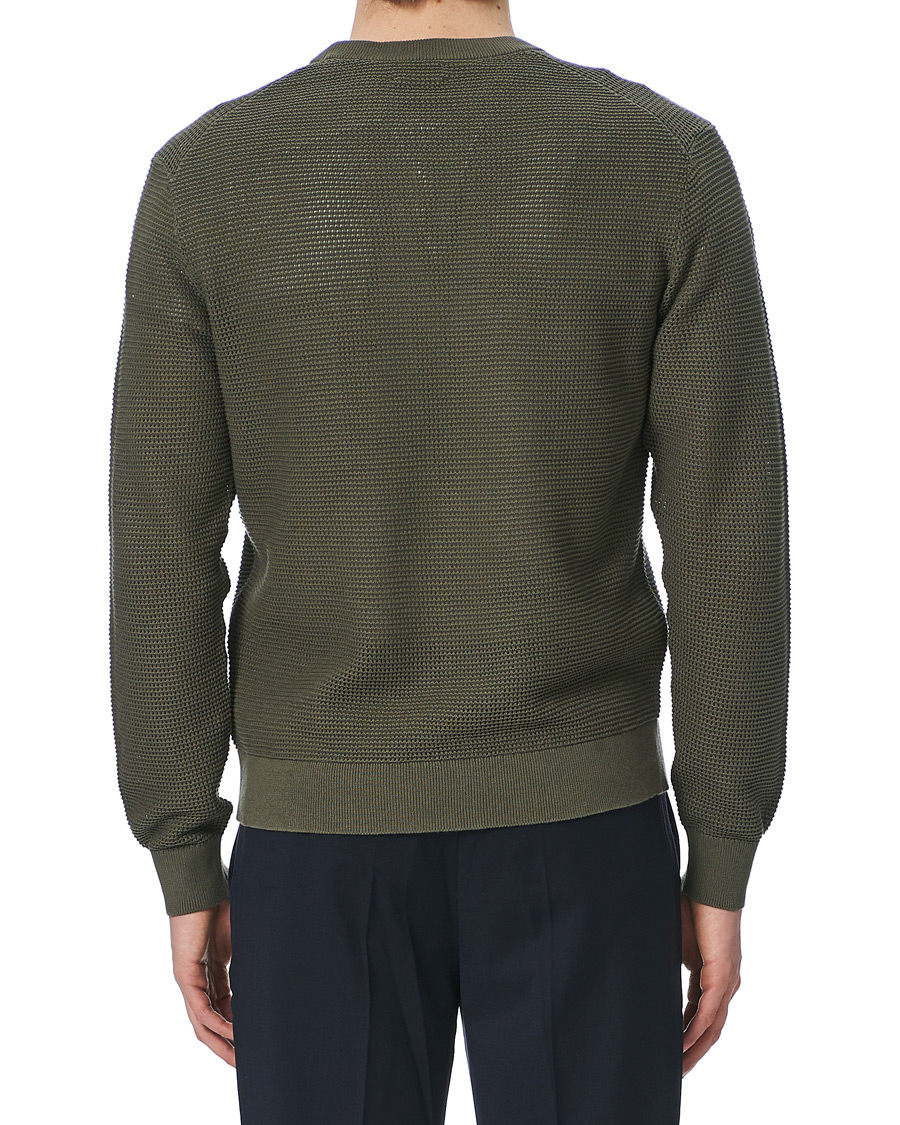 Herre | Trøjer | Club Monaco | Long Sleeve Mesh Crew Neck Sweater Beetle