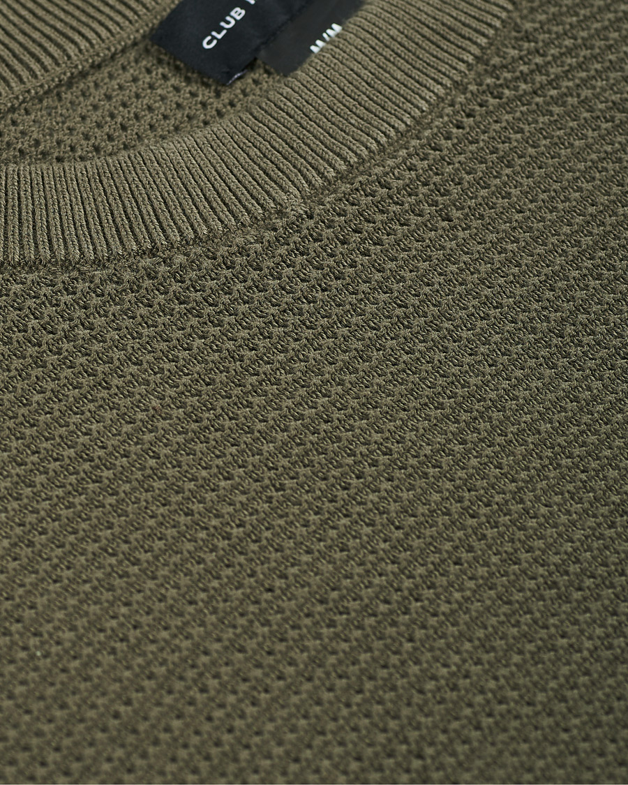 Herre | Trøjer | Club Monaco | Long Sleeve Mesh Crew Neck Sweater Beetle