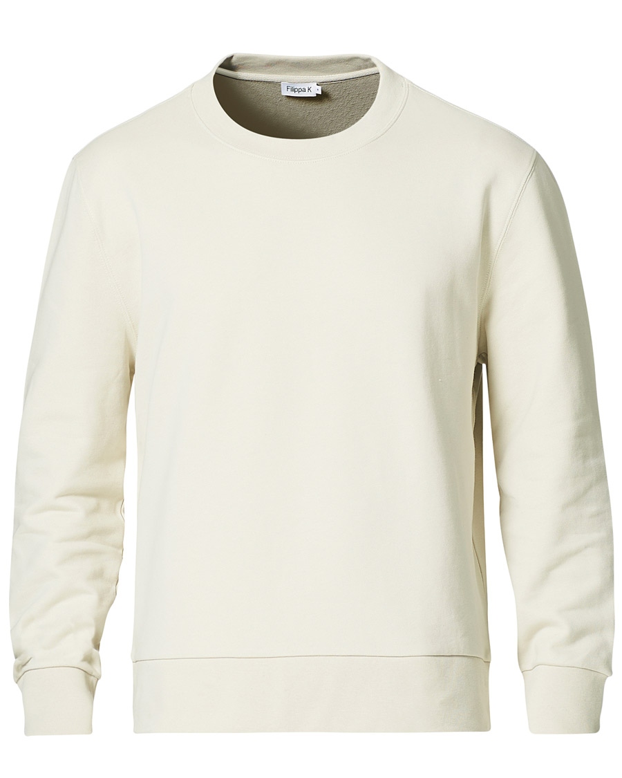 Herre | Trøjer | Filippa K | Gustaf Organic Cotton Sweatshirt Vanilla Ice