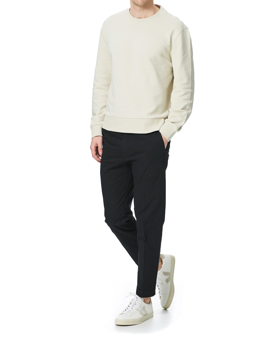 Herre | Trøjer | Filippa K | Gustaf Organic Cotton Sweatshirt Vanilla Ice