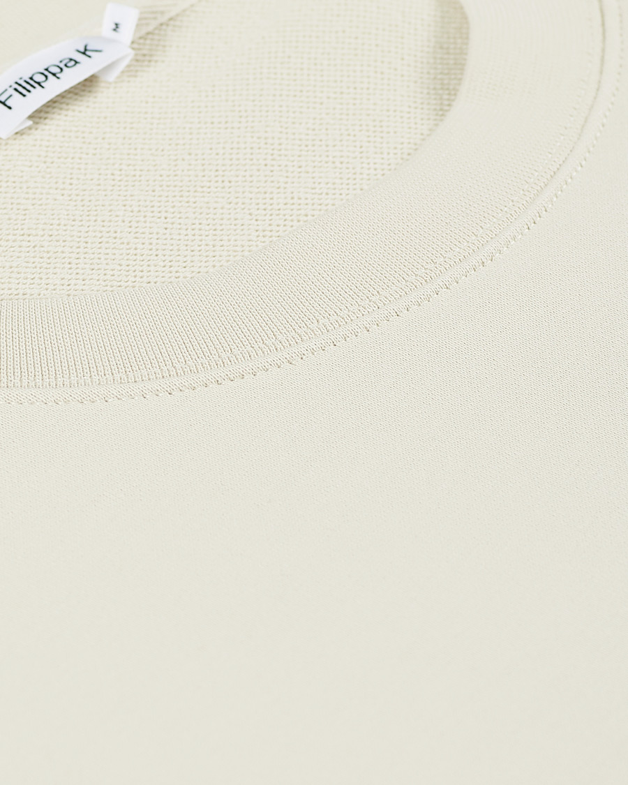 Herre | Trøjer | Filippa K | Gustaf Organic Cotton Sweatshirt Vanilla Ice