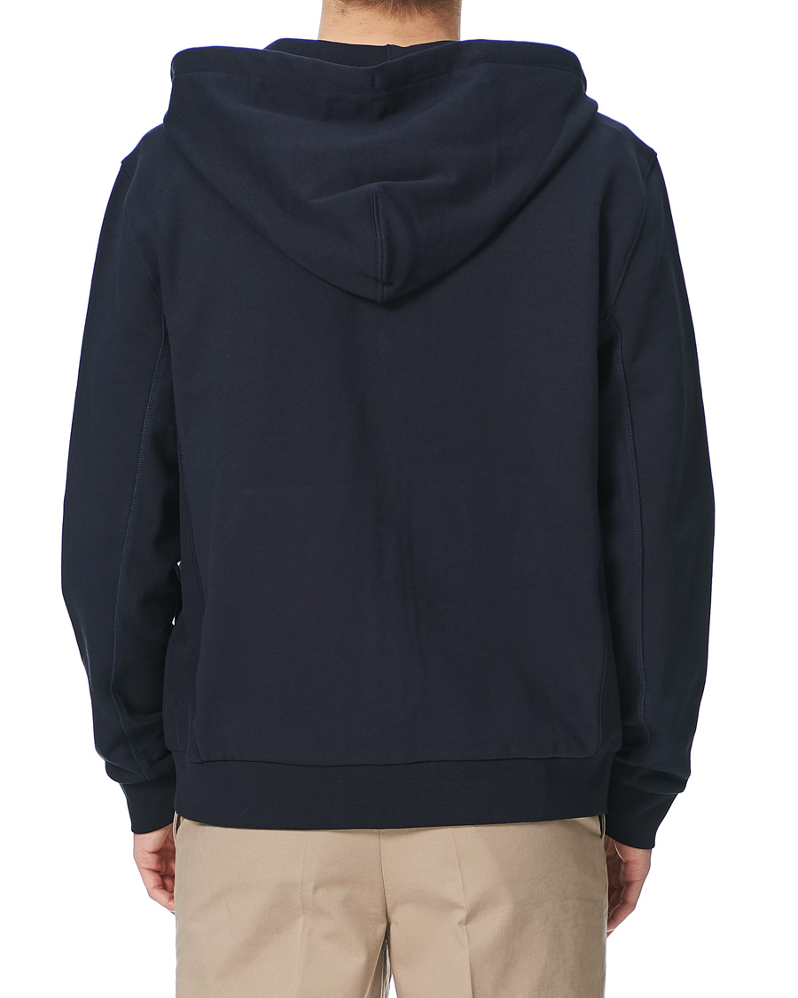 Herre | Trøjer | Filippa K | Aldous Cotton Zip Hood Navy