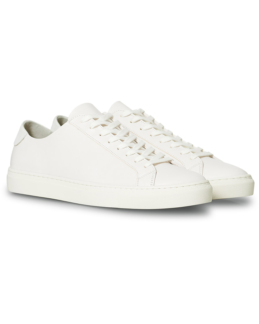 Herre | Filippa K Morgan Leather Sneakers White | Filippa K | Morgan Leather Sneakers White