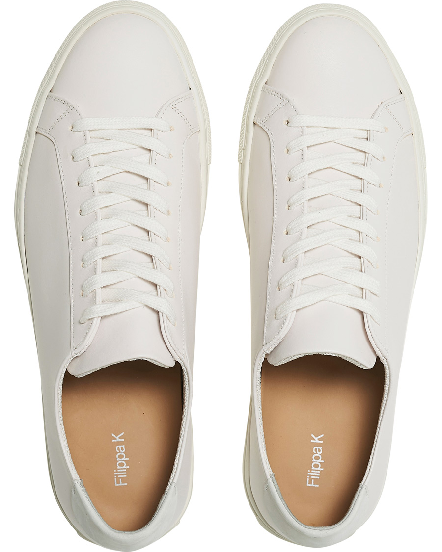 Herre | Filippa K Morgan Leather Sneakers White | Filippa K | Morgan Leather Sneakers White