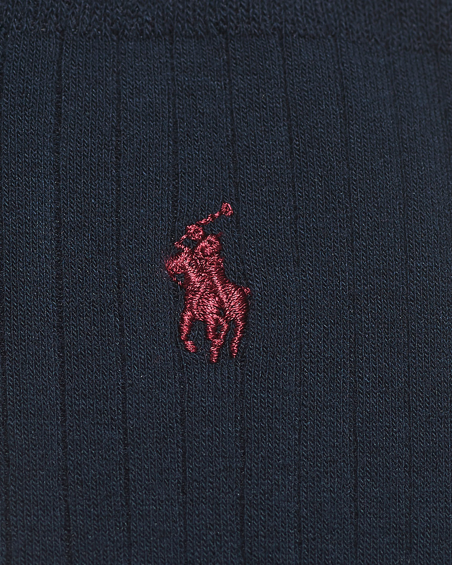 Herre | Strømper | Polo Ralph Lauren | 2-Pack Egyptian Cotton Socks Navy