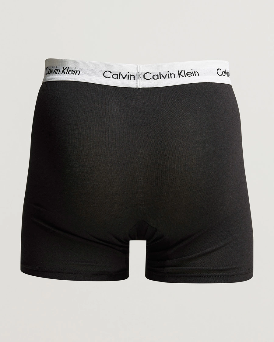 Herre | Calvin Klein | Calvin Klein | Cotton Stretch 3-Pack Boxer Breif Black