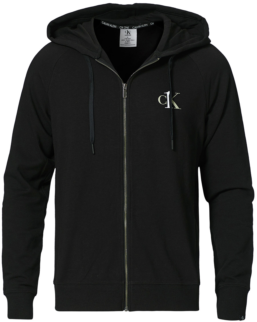 Herre | Trøjer | Calvin Klein | CK One Lounge Full Zip Hoodie Black