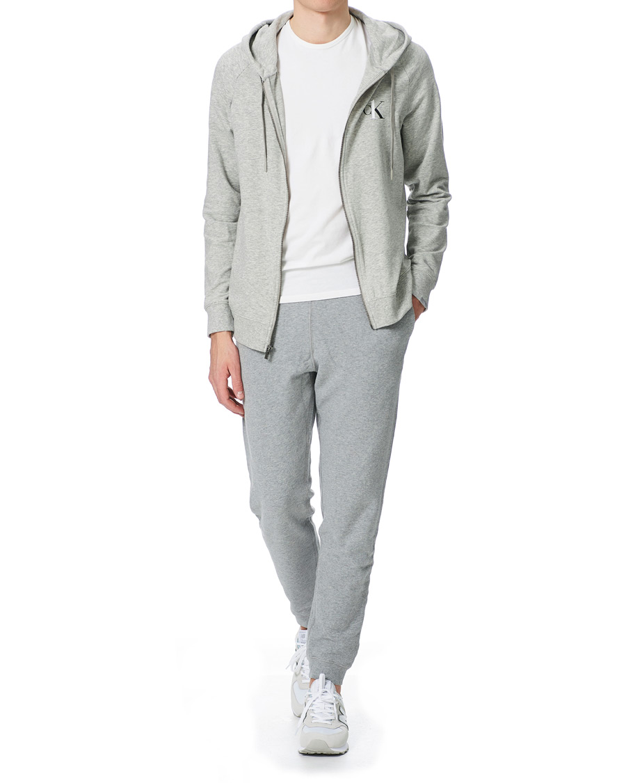 Herre | Trøjer | Calvin Klein | CK One Lounge Full Zip Hoodie Grey Heather
