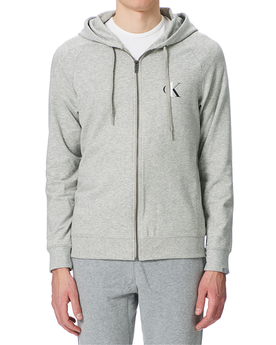 Herre | Trøjer | Calvin Klein | CK One Lounge Full Zip Hoodie Grey Heather