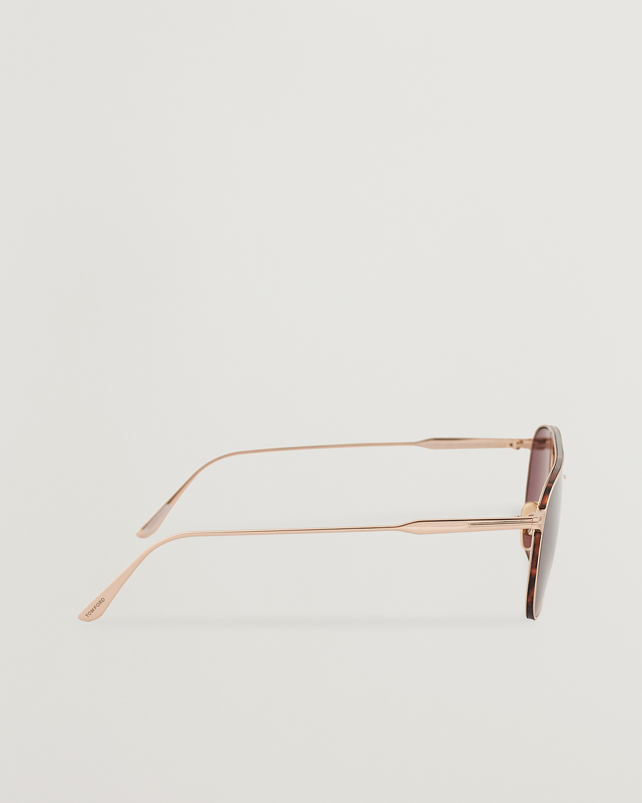 Herre | Tom Ford Jake Sunglasses Shiny Rose Gold/Brown | Tom Ford | Jake Sunglasses Shiny Rose Gold/Brown