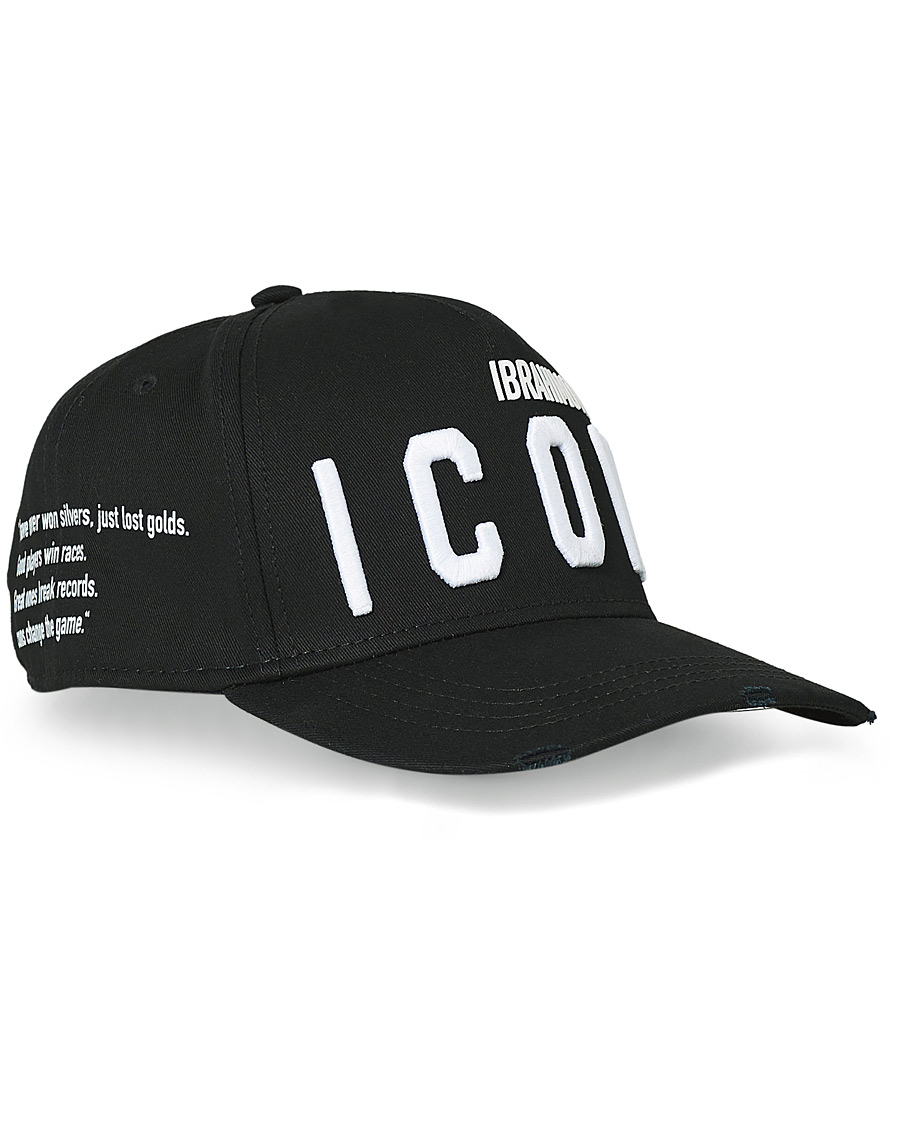 Herre | Dsquared2 Dsquared2 X Ibrahimovic Icon Cap Black | Dsquared2 | X Ibrahimovic Icon Cap Black