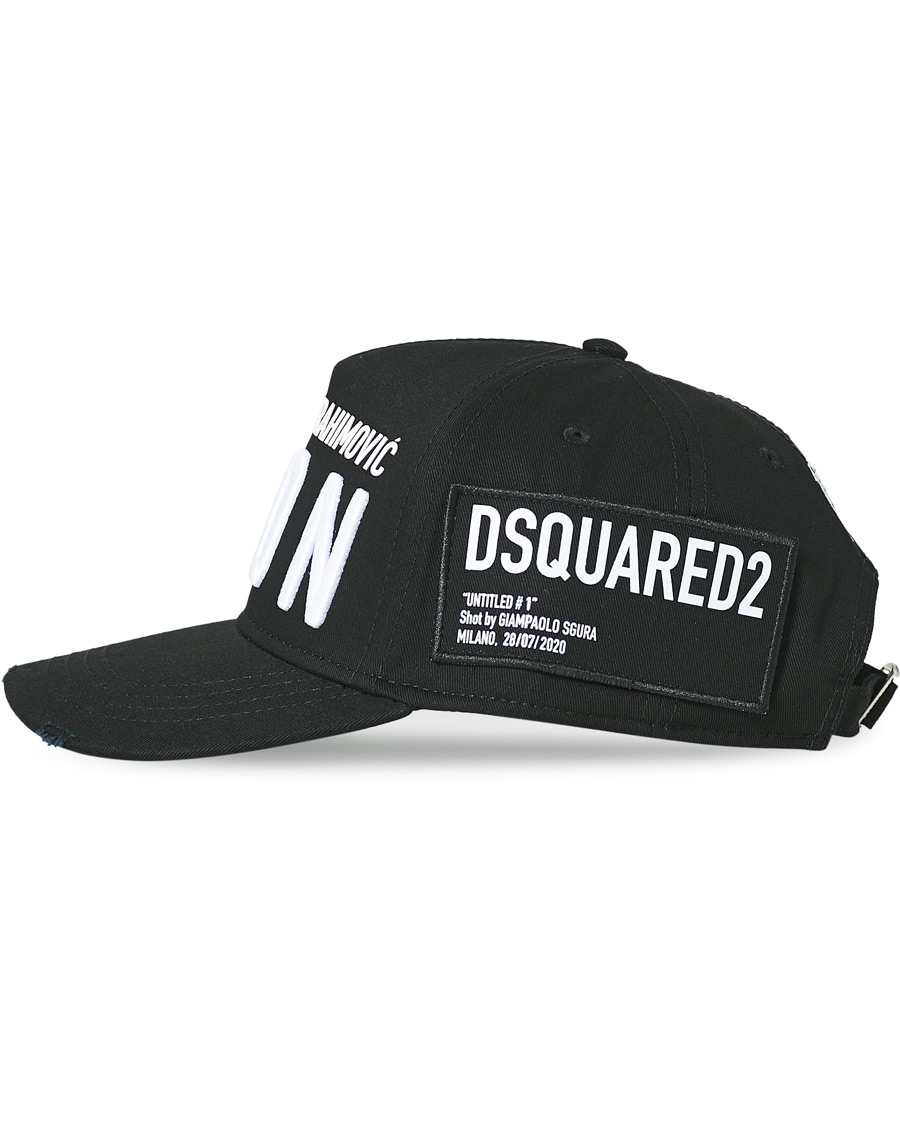 Herre | Dsquared2 Dsquared2 X Ibrahimovic Icon Cap Black | Dsquared2 | X Ibrahimovic Icon Cap Black