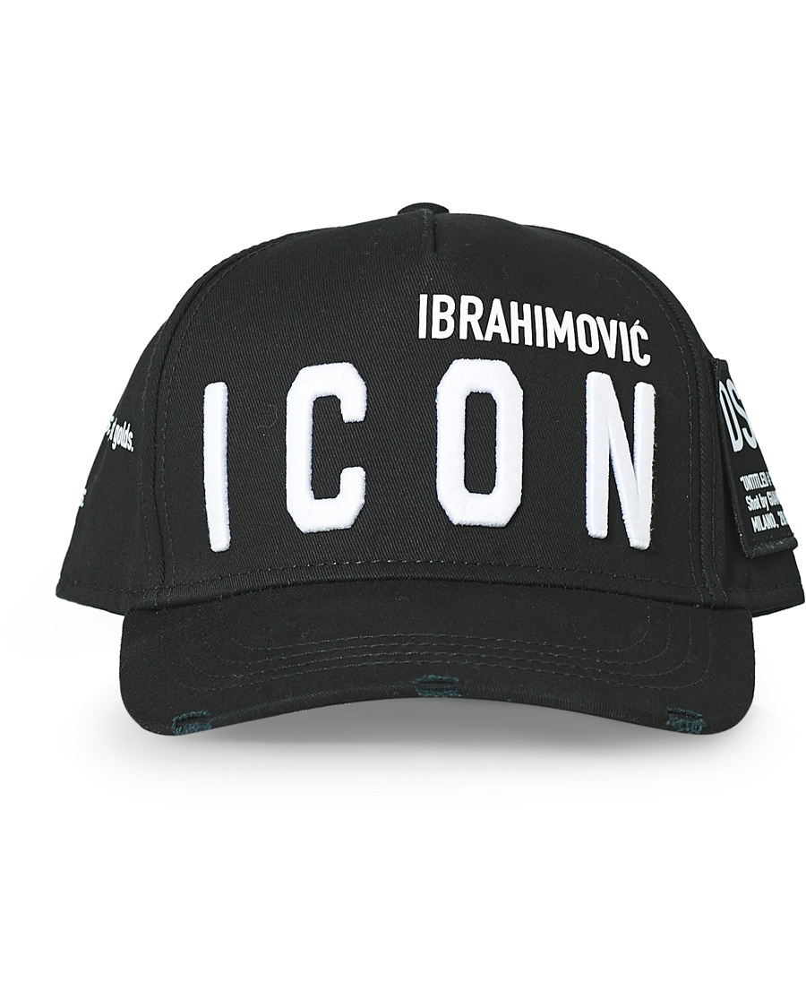 Herre | Dsquared2 Dsquared2 X Ibrahimovic Icon Cap Black | Dsquared2 | X Ibrahimovic Icon Cap Black